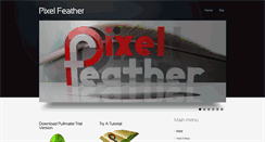 Desktop Screenshot of pixelfeather.com